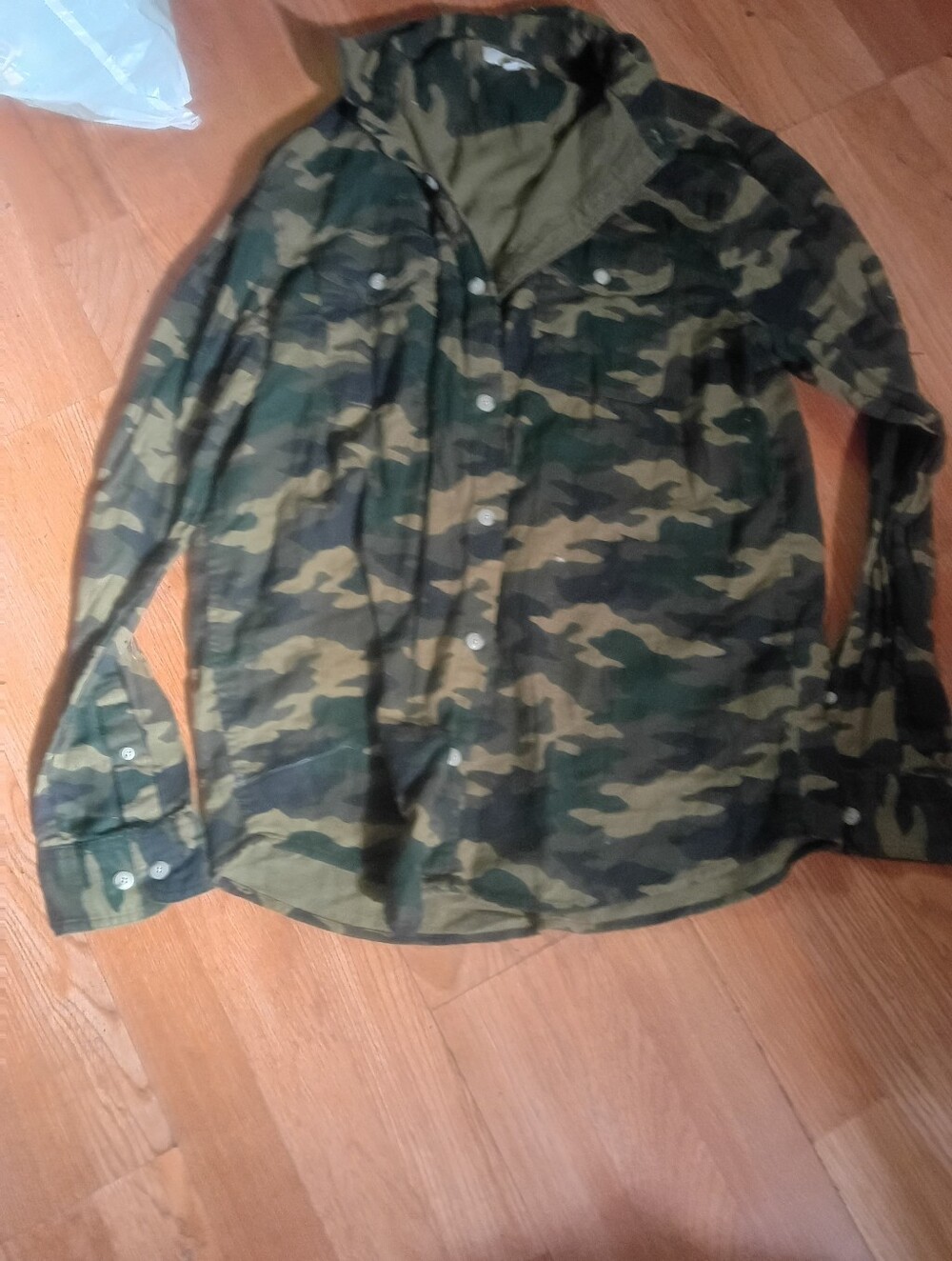 Sonoma Camo Button-Up Shirt Jacket - Green Camo